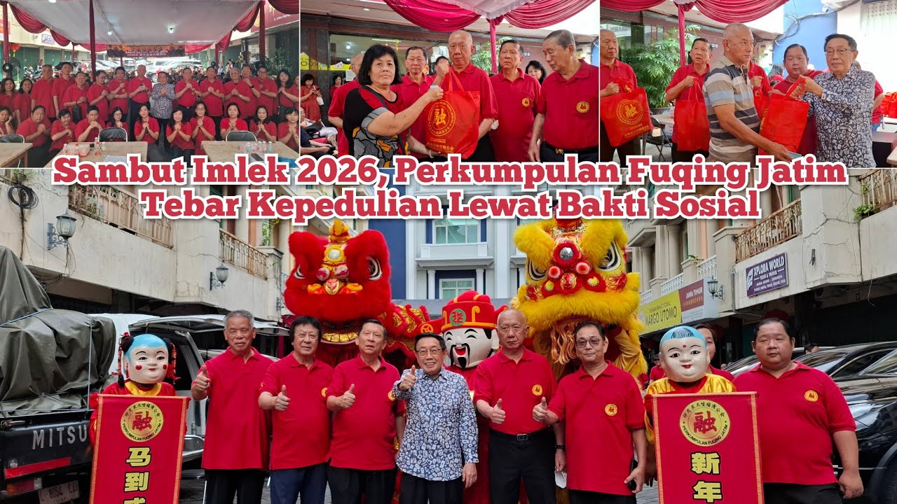 Perkumpulan Fuqing Jatim Gelar Baksos Imlek 2026