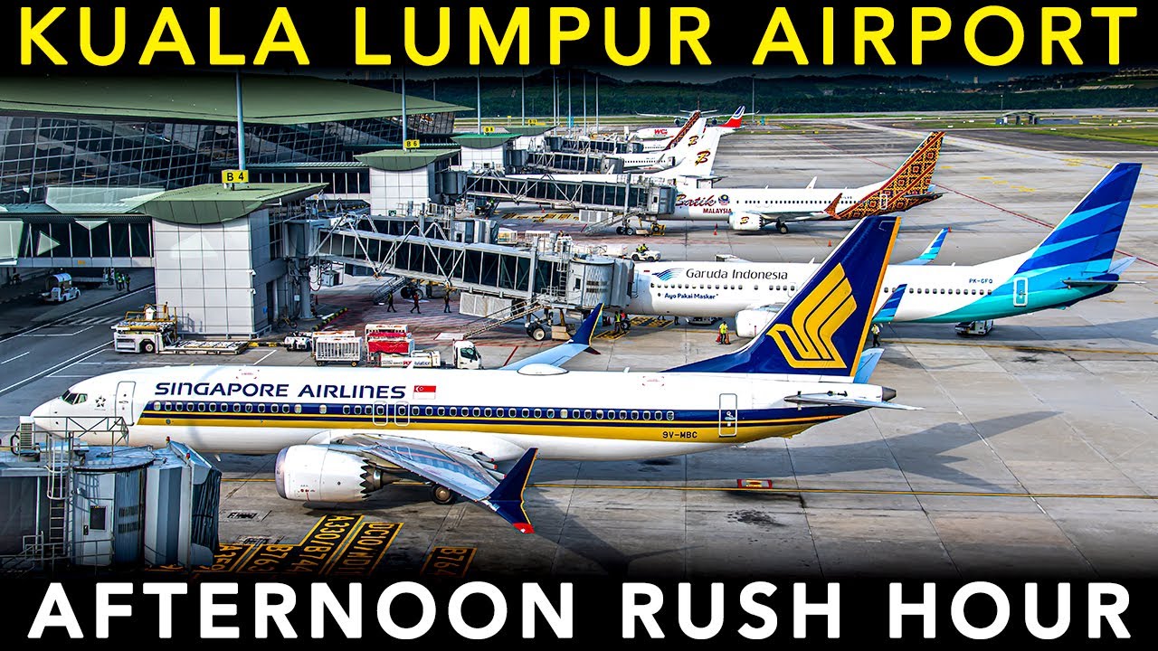 KUALA LUMPUR AIRPORT - Plane Spotting | Afternoon RUSH HOUR