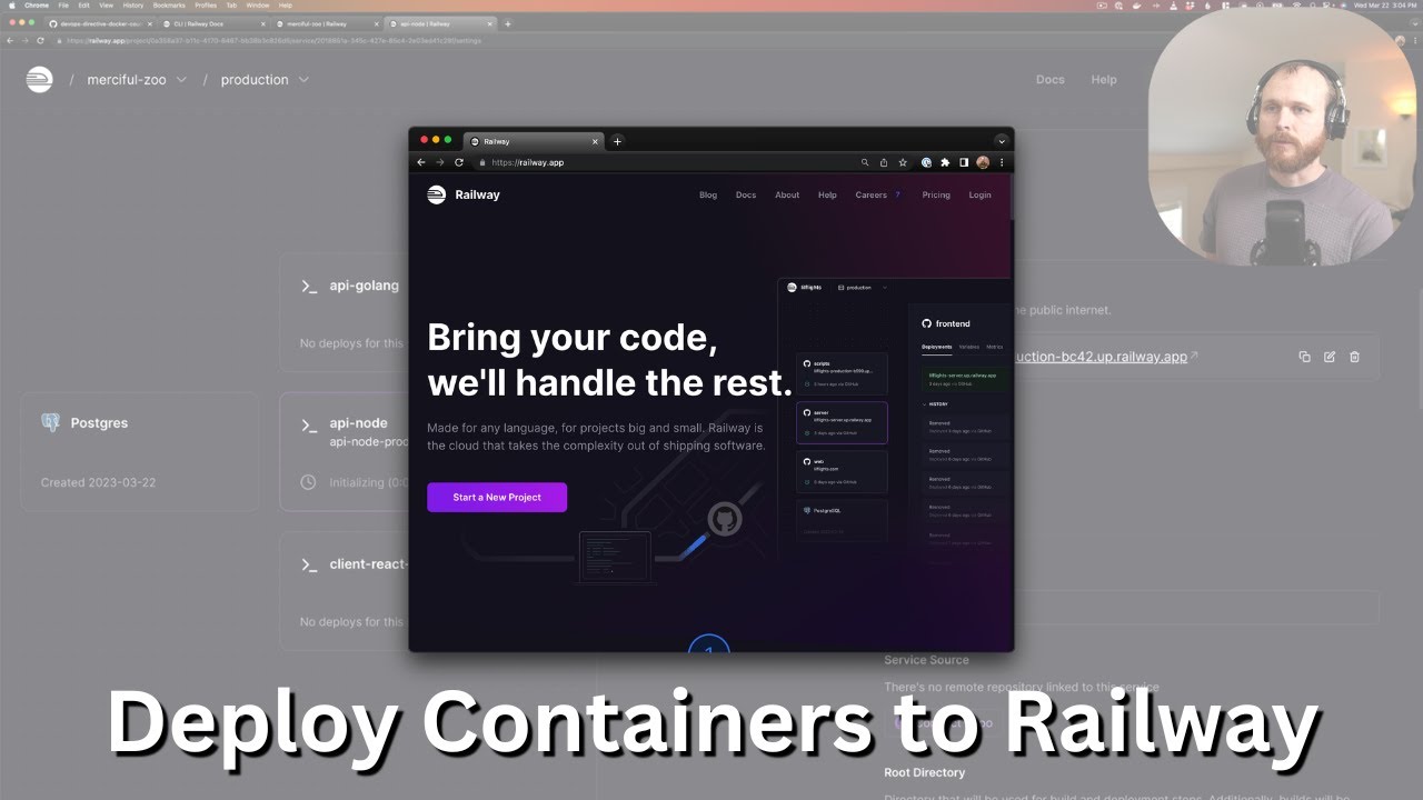 Deploy Containers on Railway (Docker Beginner to Pro -- BONUS VIDEO)