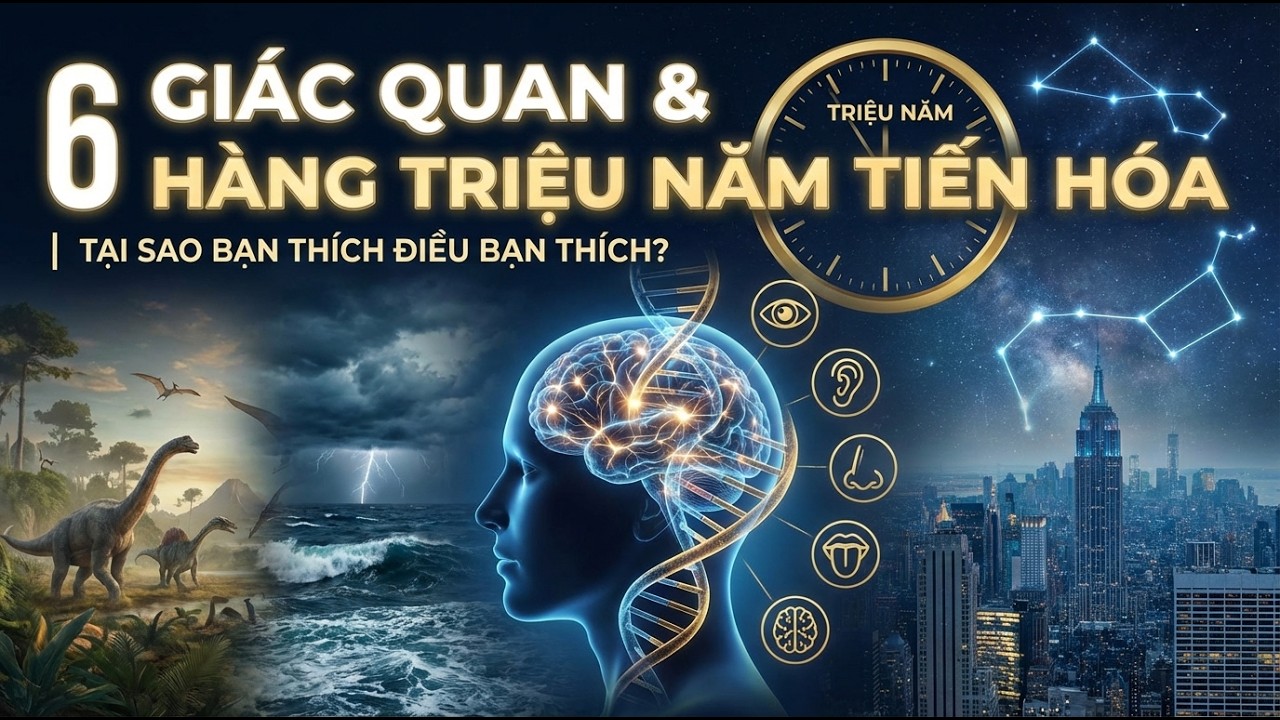 6 GIÁC QUAN & HÀNG TRIỆU NĂM TIẾN HÓA | Tại Sao Bạn Thích Những Gì Bạn Thích?