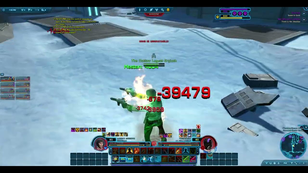 Star Wars™  The Old Republic™ 10/24/25 PVP Warzone: Alderaan is not kind to me