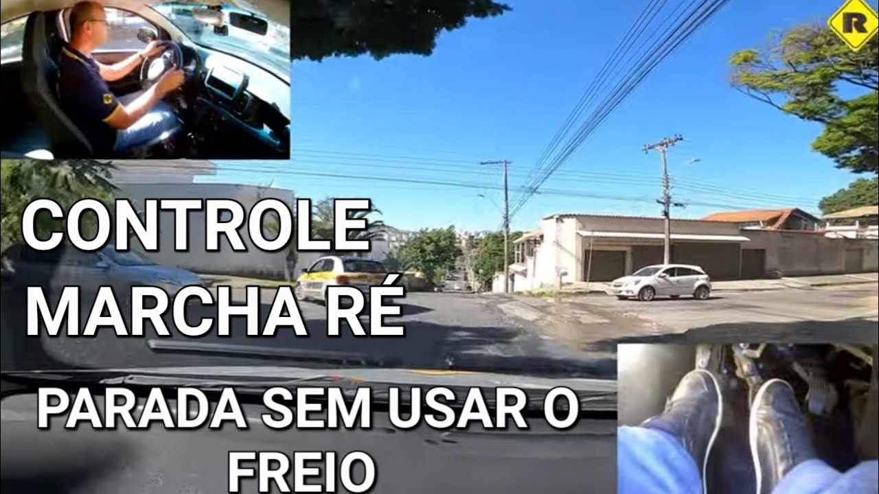COMO FAZER CONTROLE DE EMBREAGEM, RÉ ALINHADA E PARADA SEM USAR O FREIO  NA AREA DE EXAME CEPEL