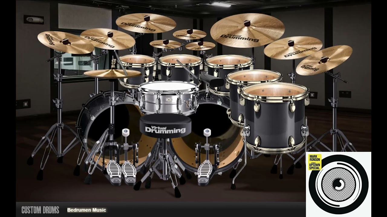 Mark Ronson x Bruno Mars | Uptown Funk | #virtualdrumming