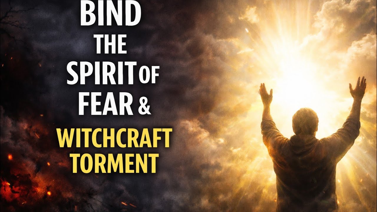 PRAY TO BIND THE SPIRIT OF FEAR AND WITCHCRAFT TORMENT - WARFARE PRAYER 