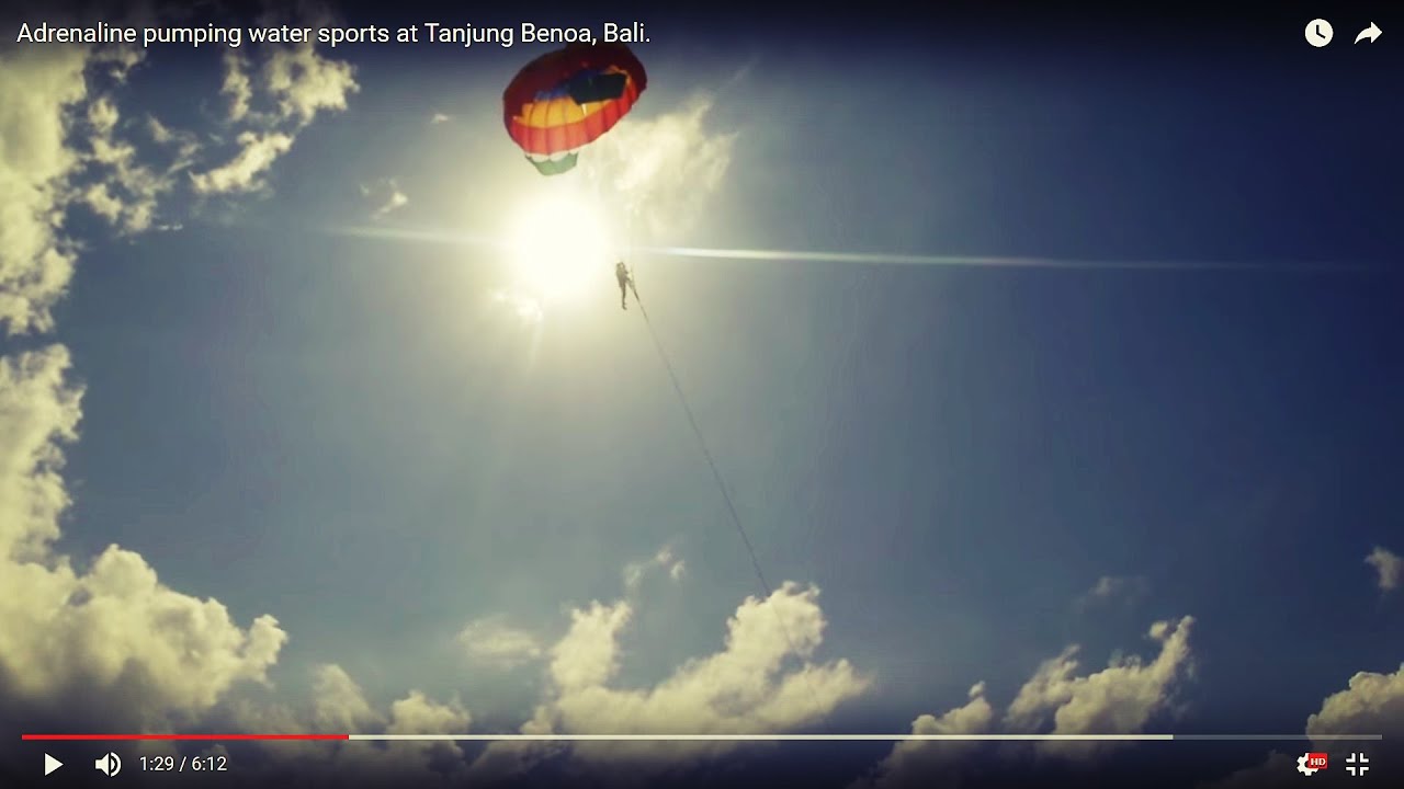 WATER ACTIVITIES AT TANJUNG BENOA, BALI.