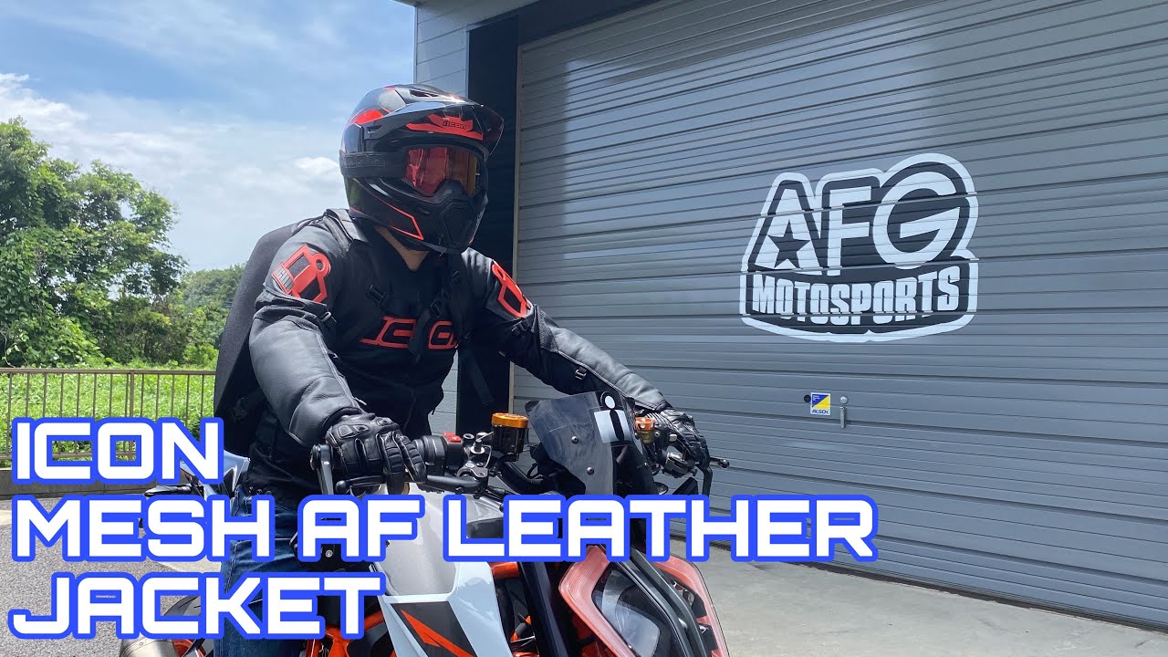ICON MESH AF LEATHER JACKET