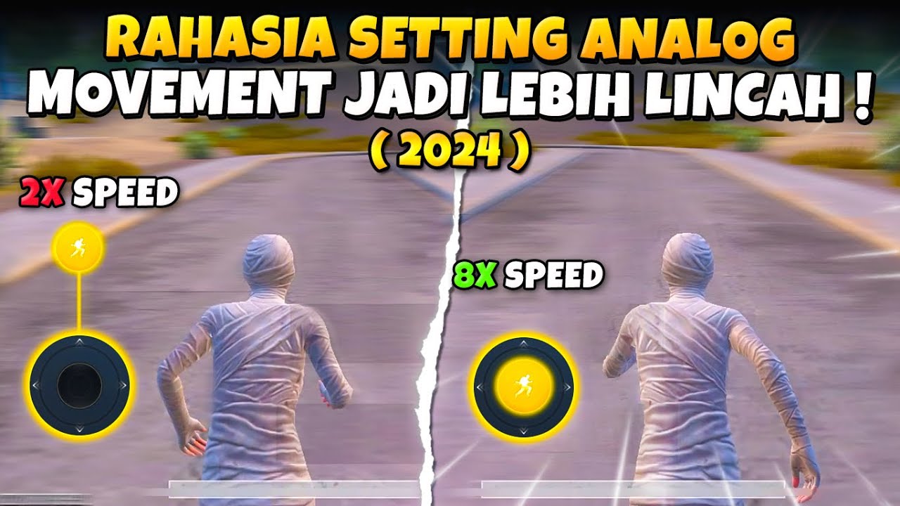 RAHASIA KECEPATAN MOVEMENT PRO PLAYER | CARA SETTING ANALOG MOVEMENT CONTROL PUBG MOBILE