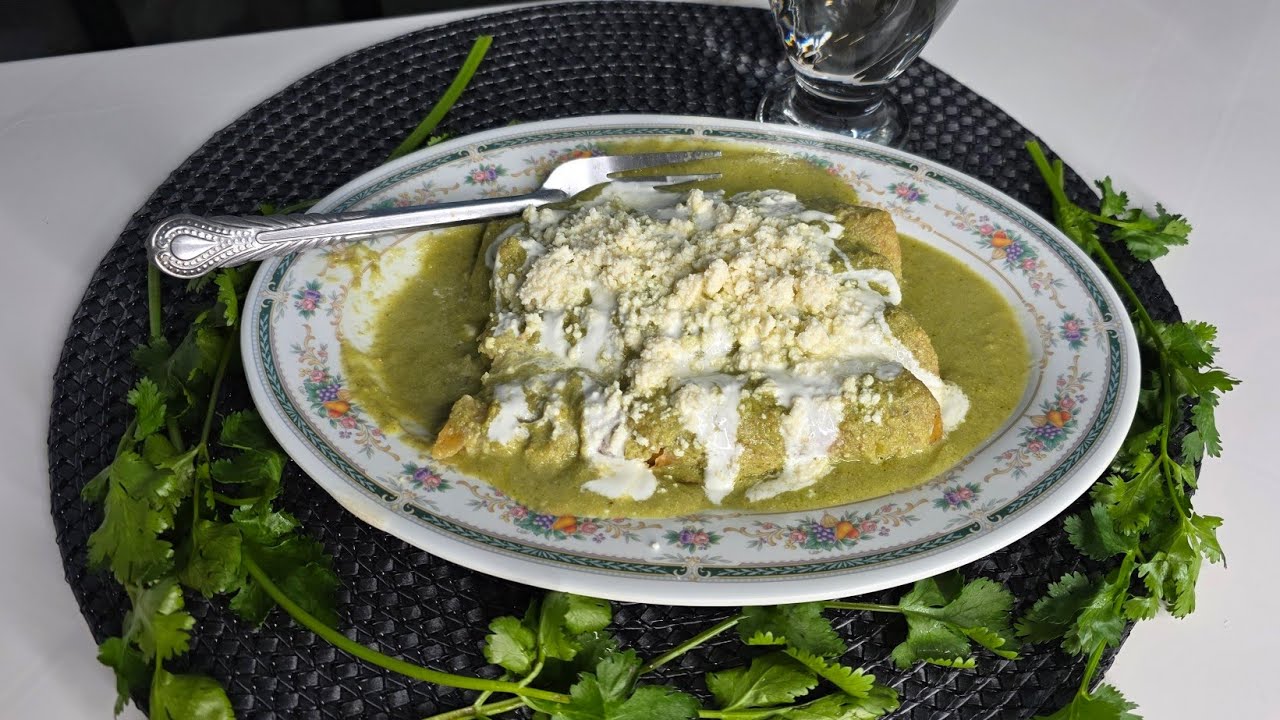 Receta de Enchiladas Verdes