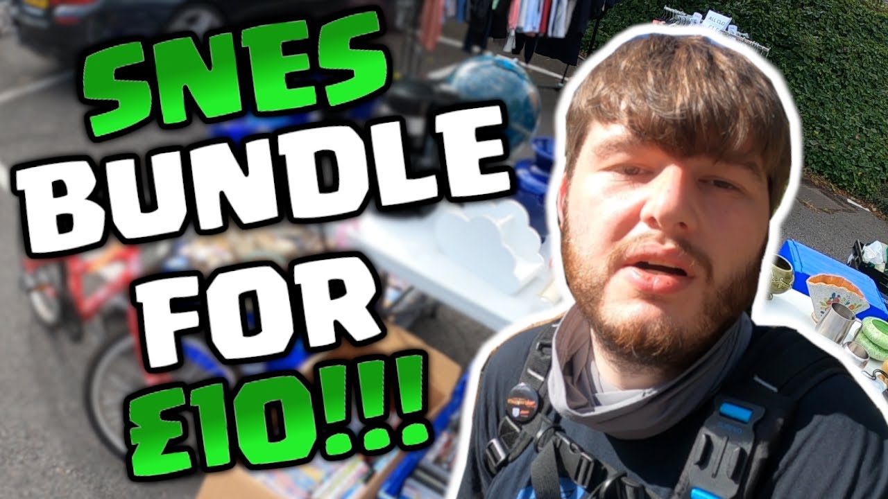 They SOLD AN SNES Bundle For £10!! | Car Boot Hunting | Flipping Sloth