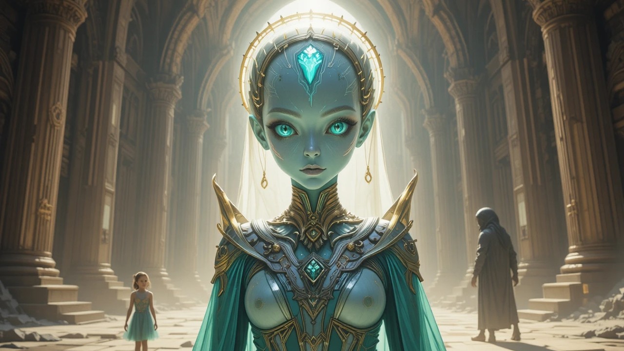 No One Could Reach the Ancient Database Until the Alien Queen Heard the Human Key