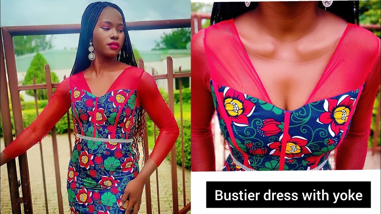 How to make a bustier dress with yoke!