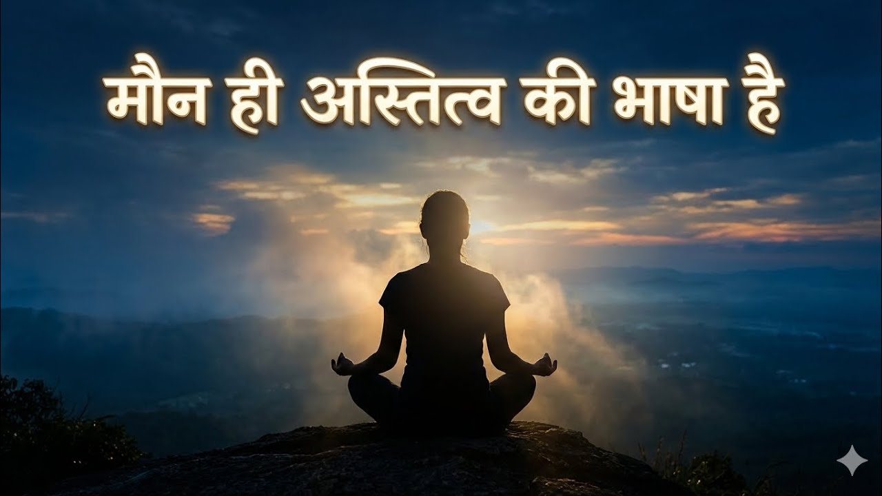 मौन ही अस्तित्व की भाषा है | Osho Hindi Speech | Silence Power 🔥 