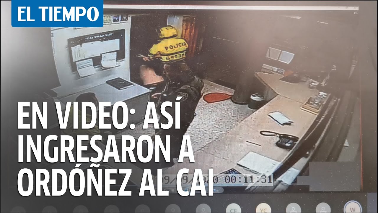 Policías ingresaron a Ordóñez arrastrado al CAI de Villa Luz