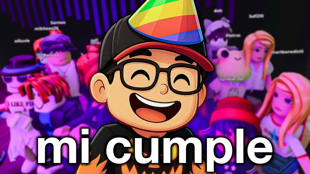 I celebrated my birthday on ROBLOX 🥳