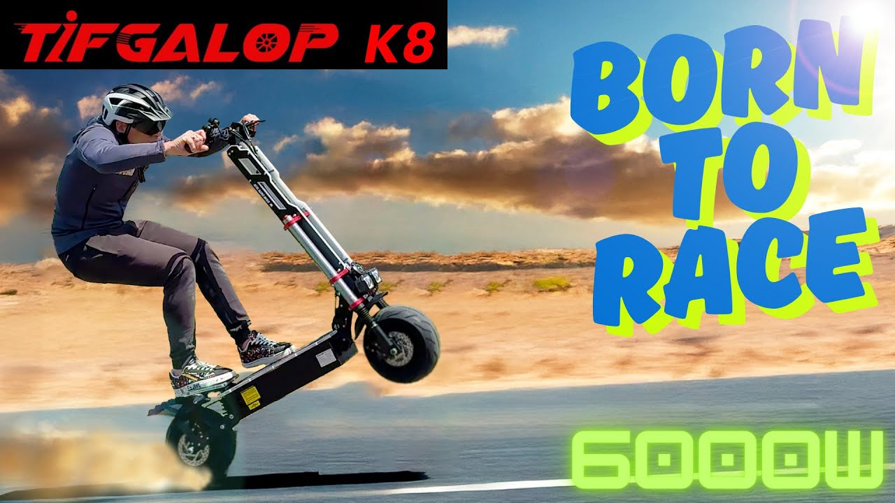 TIFGALOP K8 - BAFANG DUAL MOTORS 6000W - BORN TO RACE! - FULL TEST