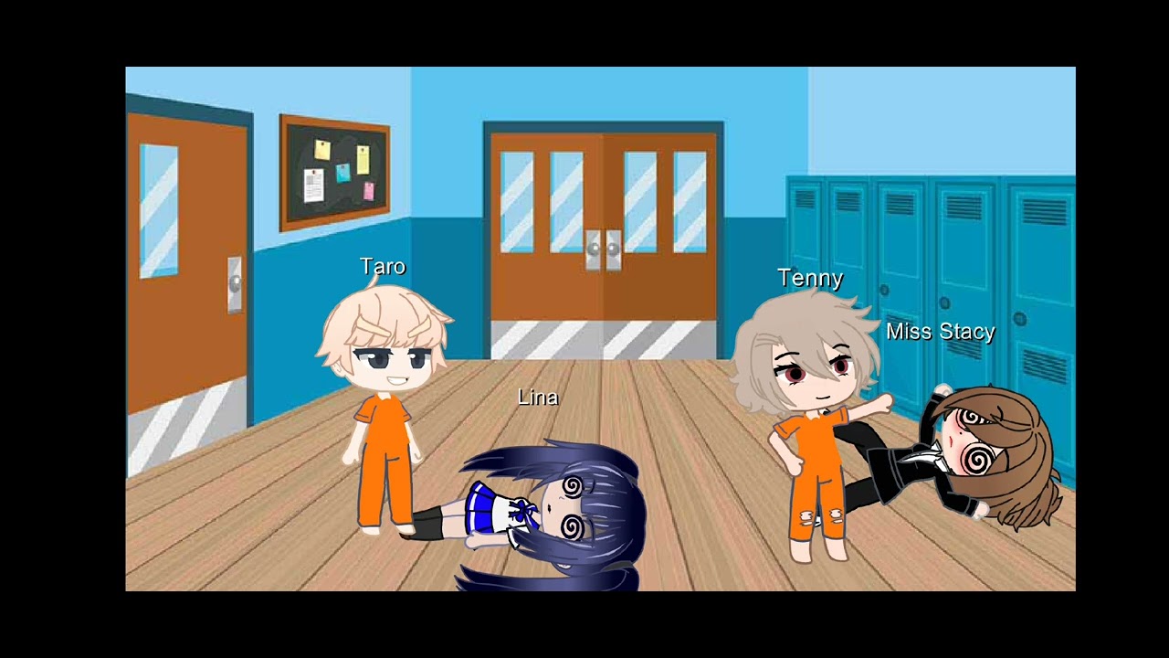 Gacha life Taro and Tenny escape the prison and swap clothes and life with Lina and Miss Stacy