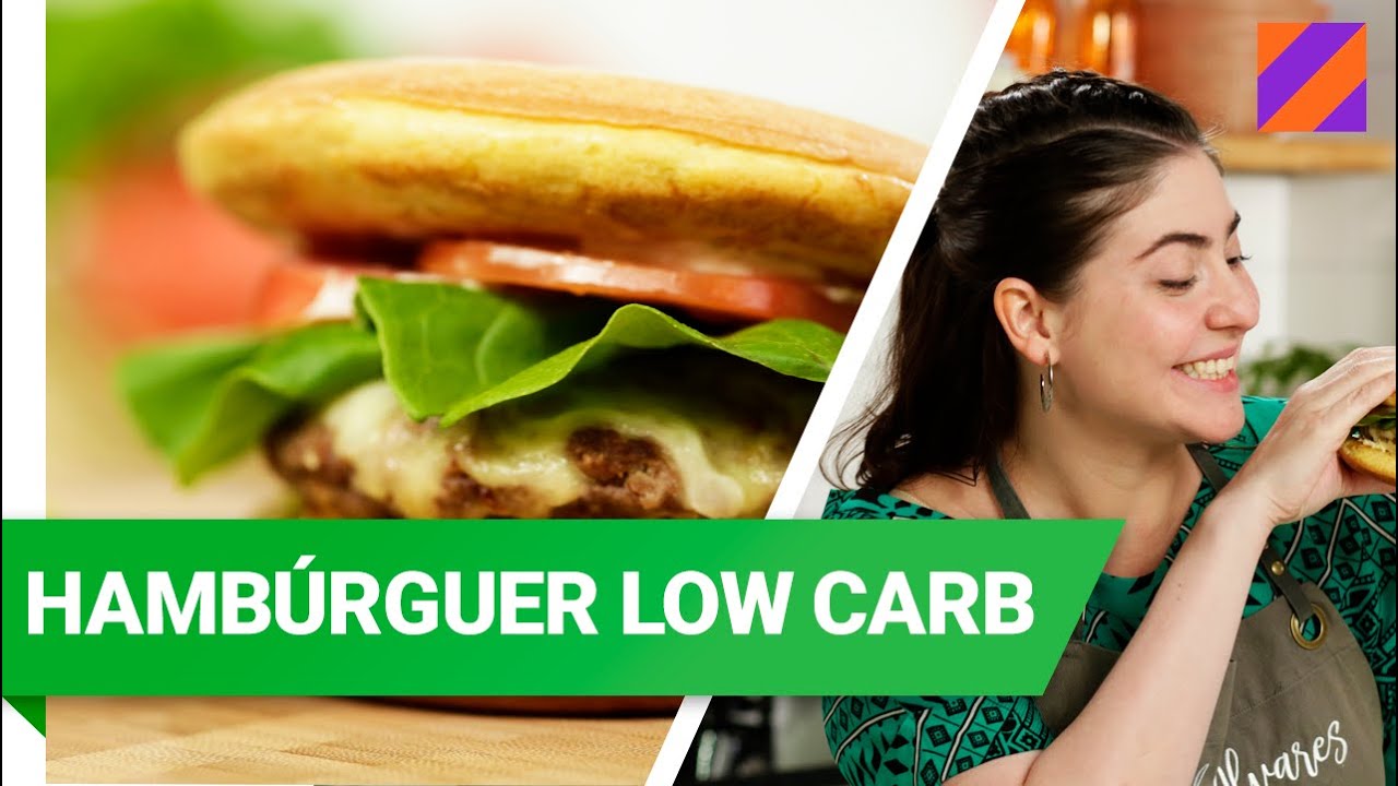 HAMBÚRGUER de APENAS 2g de CARBOIDRATO