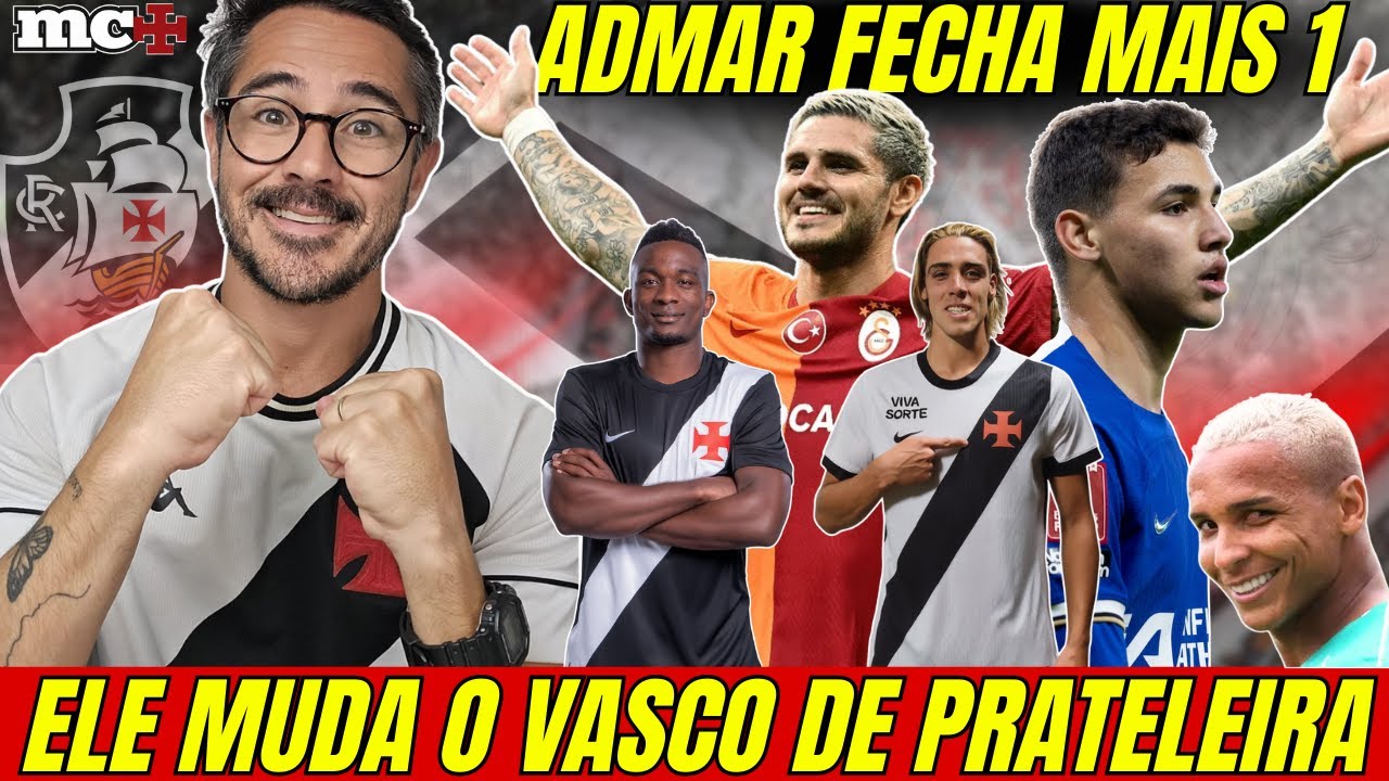 ADMAR FEHCOU MAIS 1 NEGÓCIO HOJE! VASCO QUER ATACANTE DE ALTÍSSIMA PRATILEIRA PRA ASSUMIR A CAMISA 9