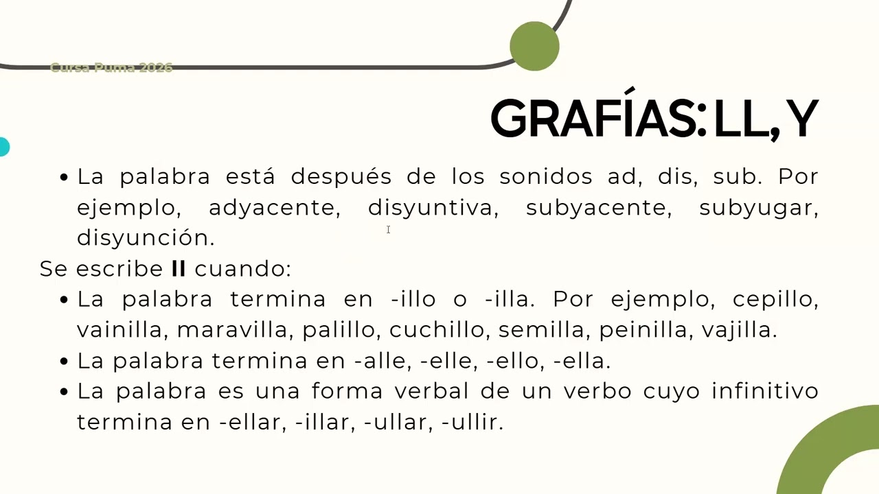 Español | Sesión 3 | 2025 -- 11--11 | Cursa Puma 25-26