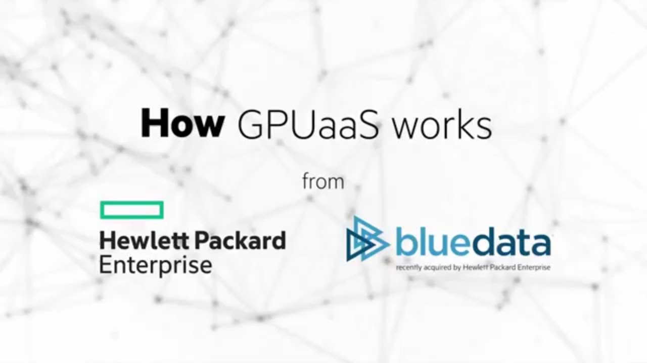 How does HPE&rsquo;s GPU-as-a-Service (GPUaaS) solution work? Watch this demo