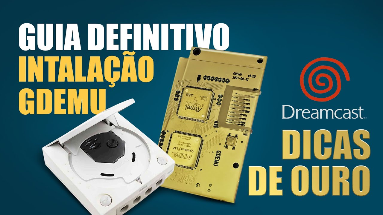 Guia definitivo e fácil de instalação do GDEMU no Dreamcast!