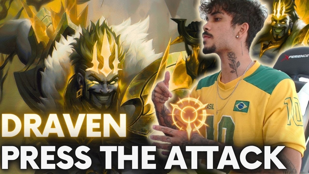 DRAVEN COM PTA ACABA O JOGO EM 5 MINUTOS! 🔥💀#leagueoflegends  #leagueoflegendsbrasil #draven