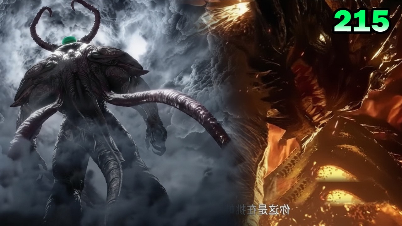 Swallowed Star Ep 215 | Luo Feng Self-Destructs the Golden Horned Beast | New Wu Slayer Wings Appear