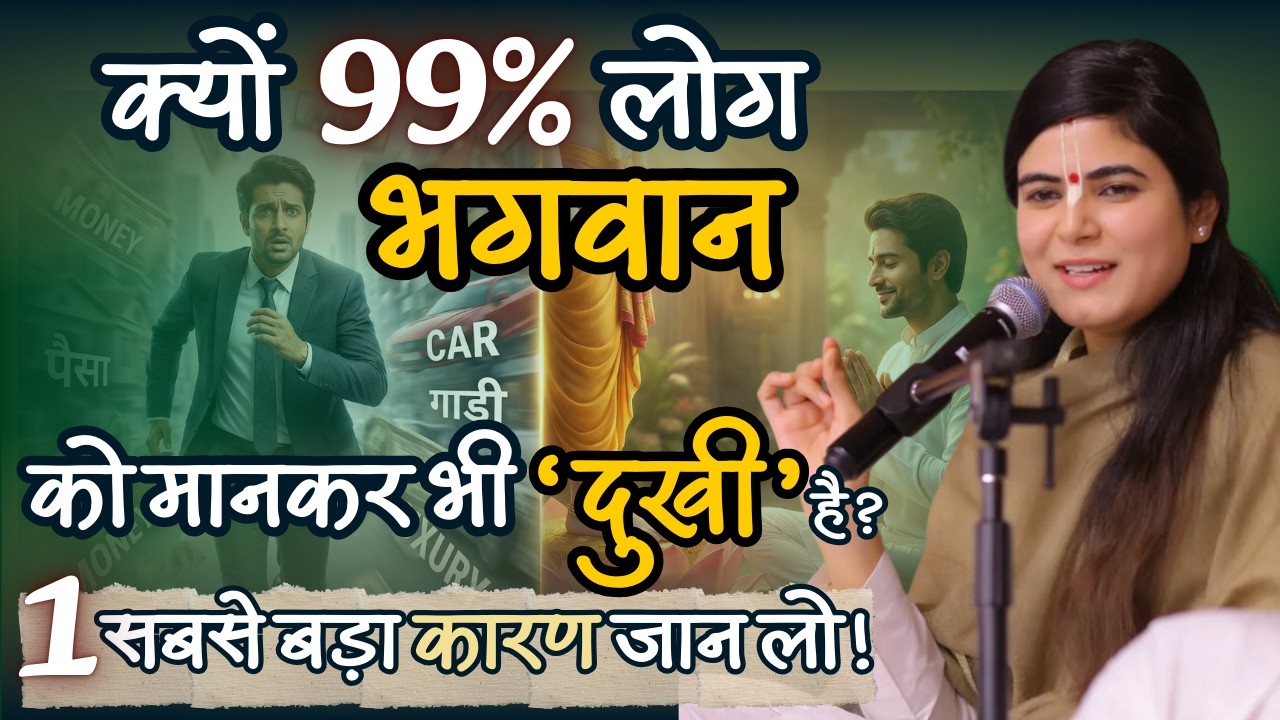 क्यों 99% लोग भगवान को मानकर भी दुखी हैं? आज की कथा @Chitralekhaji