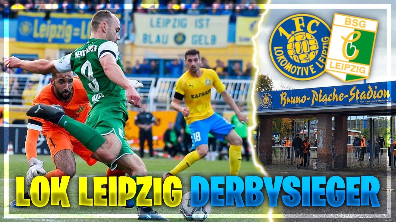 DERBYSIEGER Lok Leipzig 🔵🟡 | 1. FC Lokomotive Leipzig - BSG Chemie Leipzig | Leipziger Stadtderby 🔥🤙