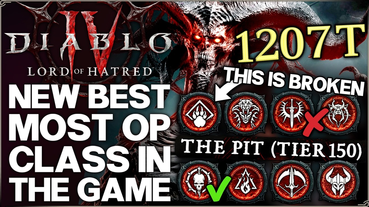 Diablo 4 &mdash; Это ОГРОМНОЕ событие! &mdash; Новый лучший класс в 13 сезоне &mdash; Рейтинг самых имбалансных кла...