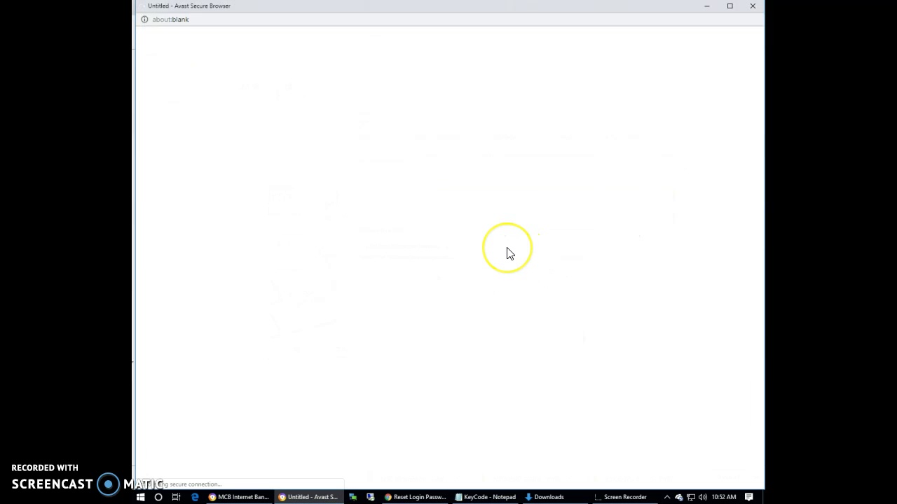 How to reset mcb internet bank password