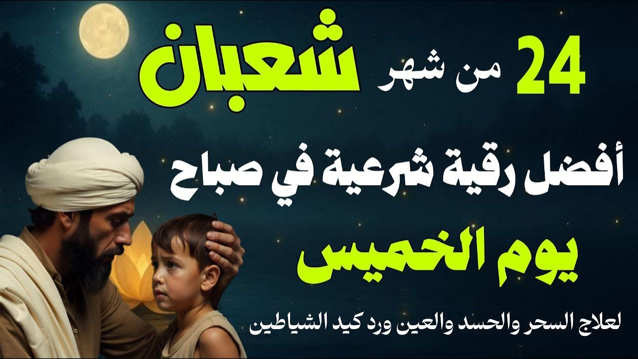 أفضل رقية شرعية في صباح يوم الخميس -24من شهر شعبان لعلاج الحسد والسحر والعين وتحصين البيت والأولاد