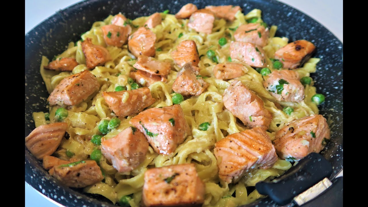Recette 215 : Tagliatelle au Saumon
