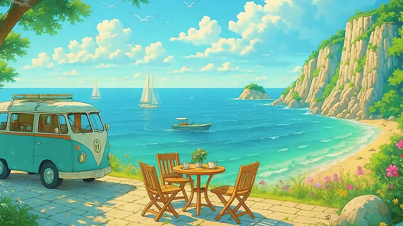 Coffee Morning in Spring 🌸 Aesthetic Lofi to Make Your Better Mood ✨ Lofi Hip Hop to Heal/Chill