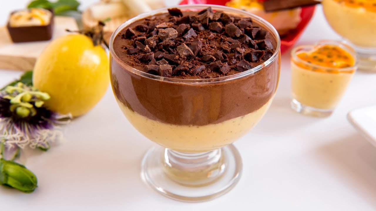 Mousse sensação de maracujá,  uma delícia fácil e rápido de fazer 