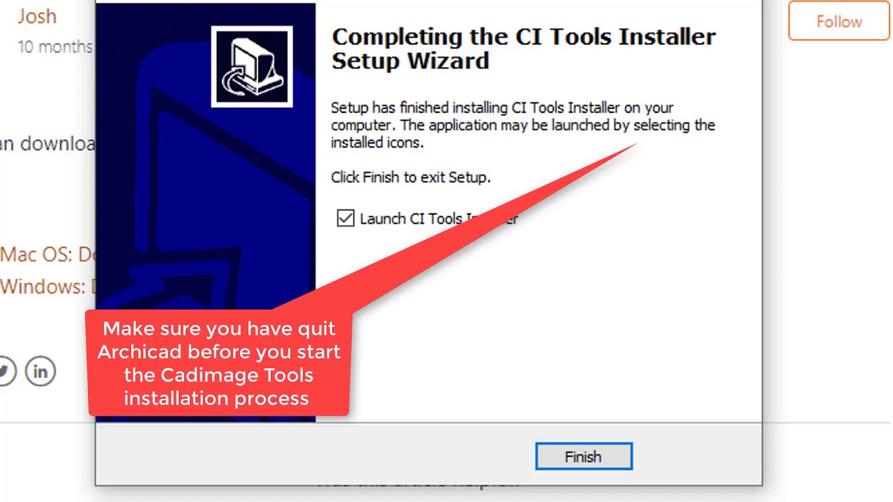 Installing CADimage tools