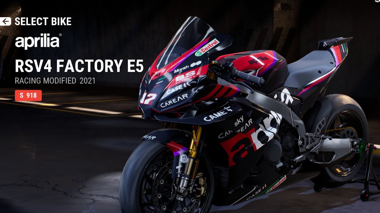 Ride 5 Aprilla RSV4 Factory E5 Racing Modified 2021 Red Black custom Kanto 2026 01 25   18 20 37 02