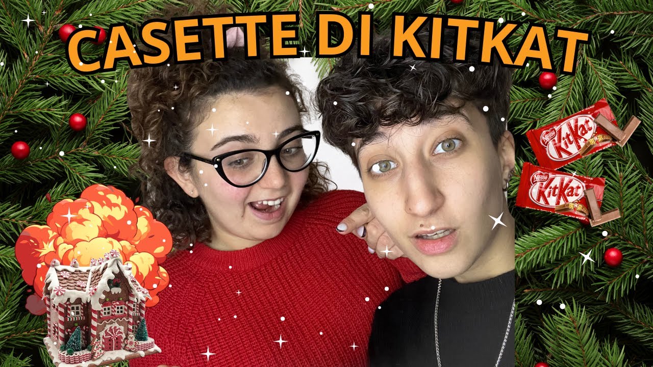 Facciamo le casette di marzapane ma con i KitKat: FINITO MALISSIMO