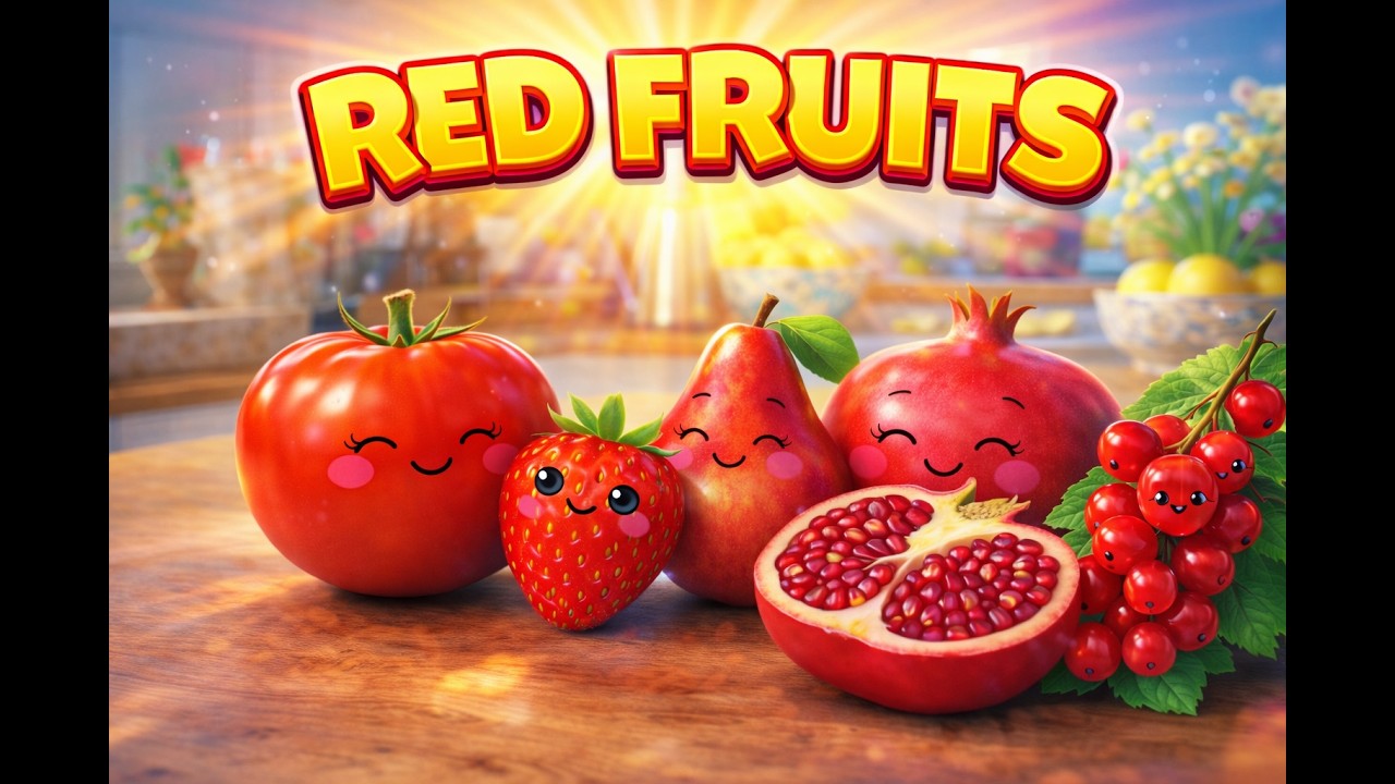 Fruits for Toddlers | Red Fruit Names and Healthy Benefits