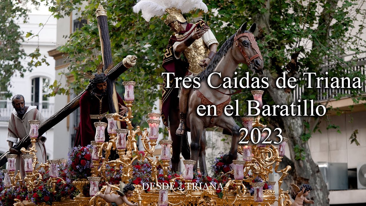 4K || TRES CAIDAS DE TRIANA EN EL BARATILLO || 2023