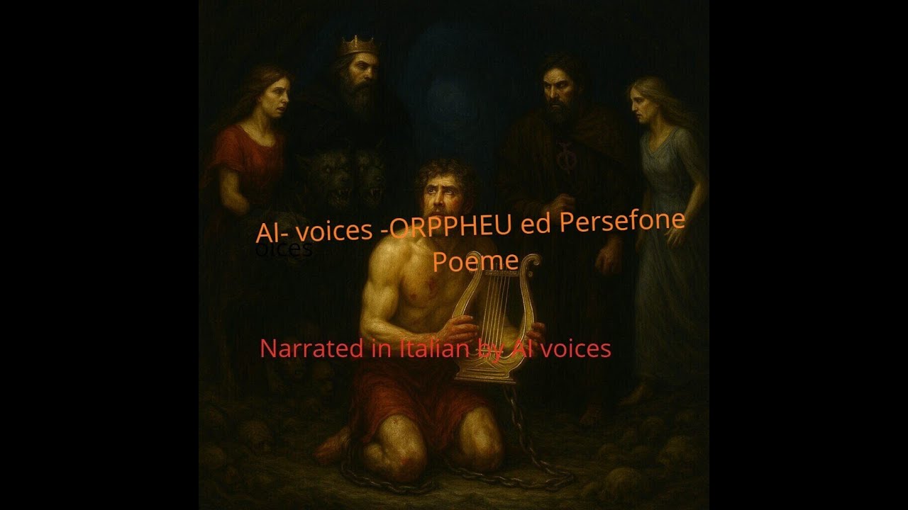 AI- voices -ORPPHEU ed Persefone  Poeme . Narrated in Italian by AI voices with Sheet music
