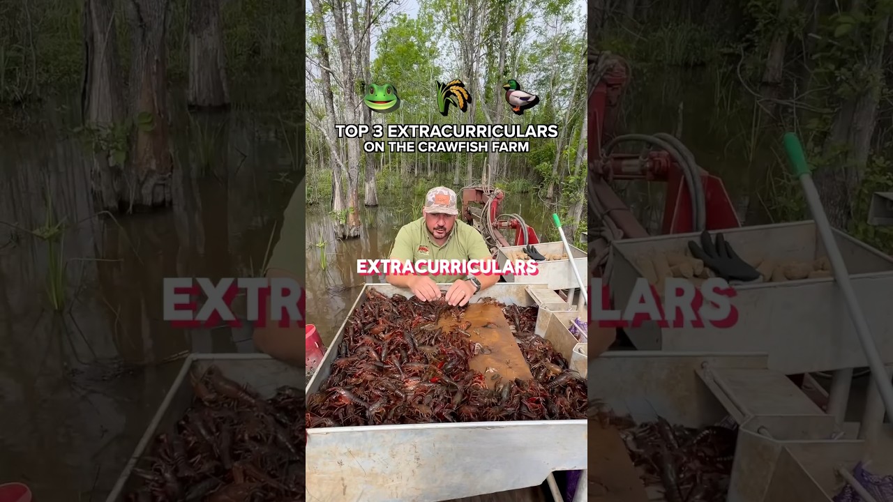 🦞 Top Three Extracurriculars On The Crawfish Farm