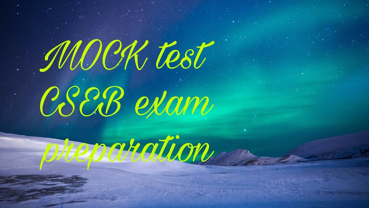 mock test for cseb junior clerk and secretary exam