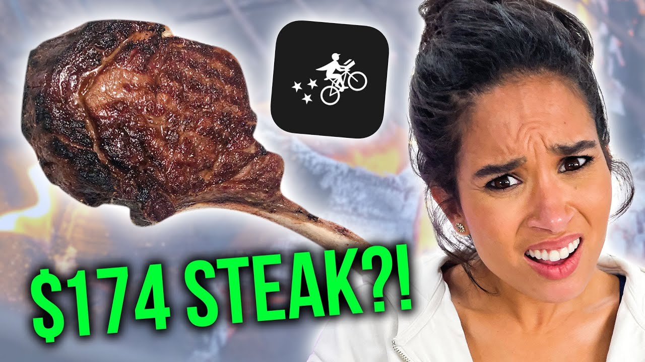 Trying Postmates' MOST EXPENSIVE Food & Drinks!