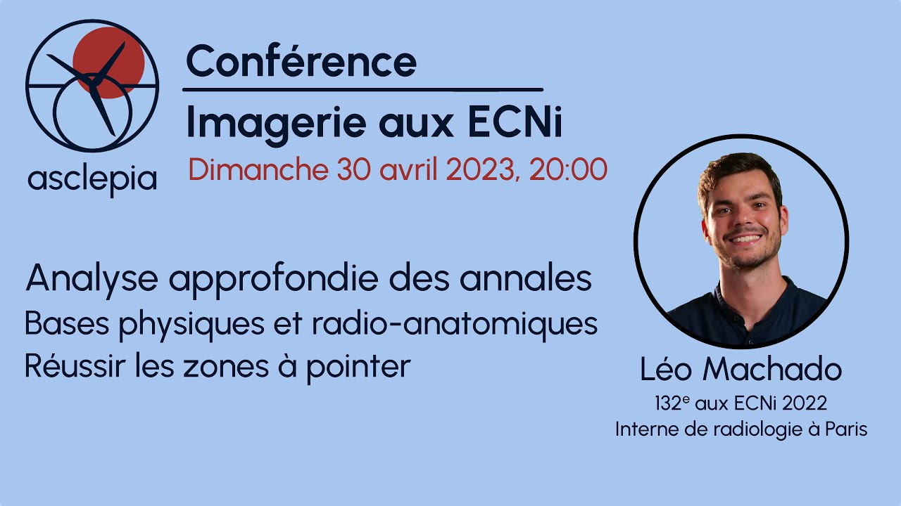 Conférence d'imagerie - ECN 2023 et EDN