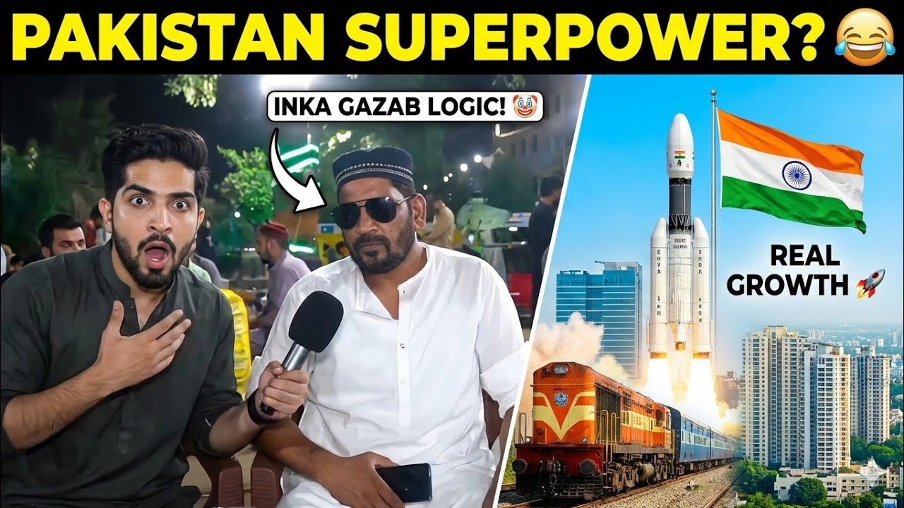 Pakistan Super Power Hai? 😂 | Pakistani Public Funny Reaction on India | Desi Bawaal Zone