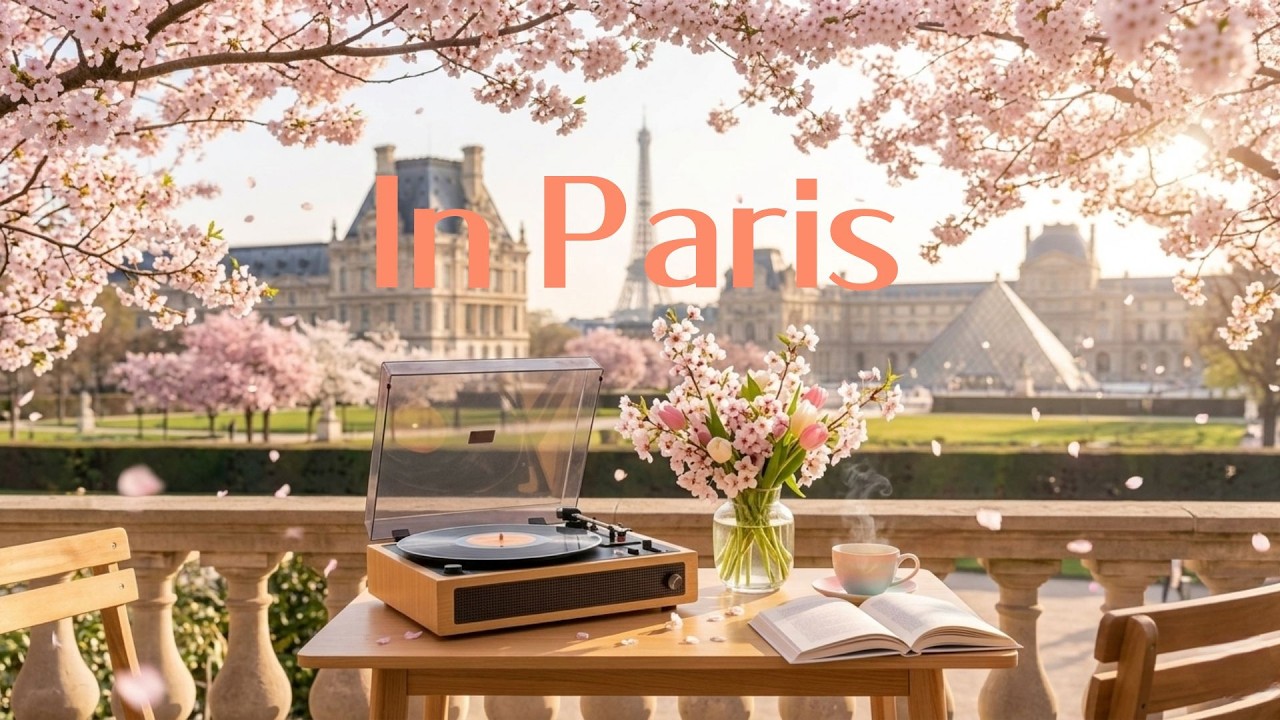 𝐏𝐥𝐚𝐲𝐥𝐢𝐬𝐭 | 카페 음악 🌸 파리 벚꽃 감성으로 채우는 봄 배경음악 ☕ Paris Spring Playlist