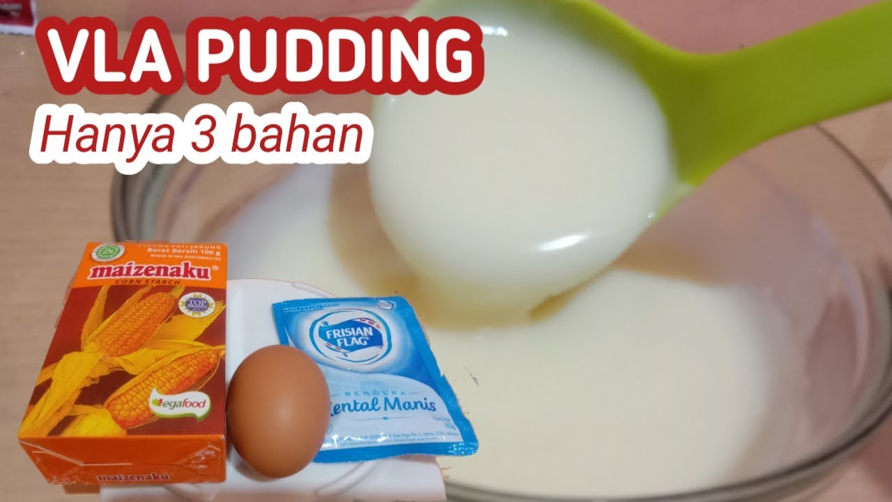 cara membuat vla puding vanila | hanya 3 bahan