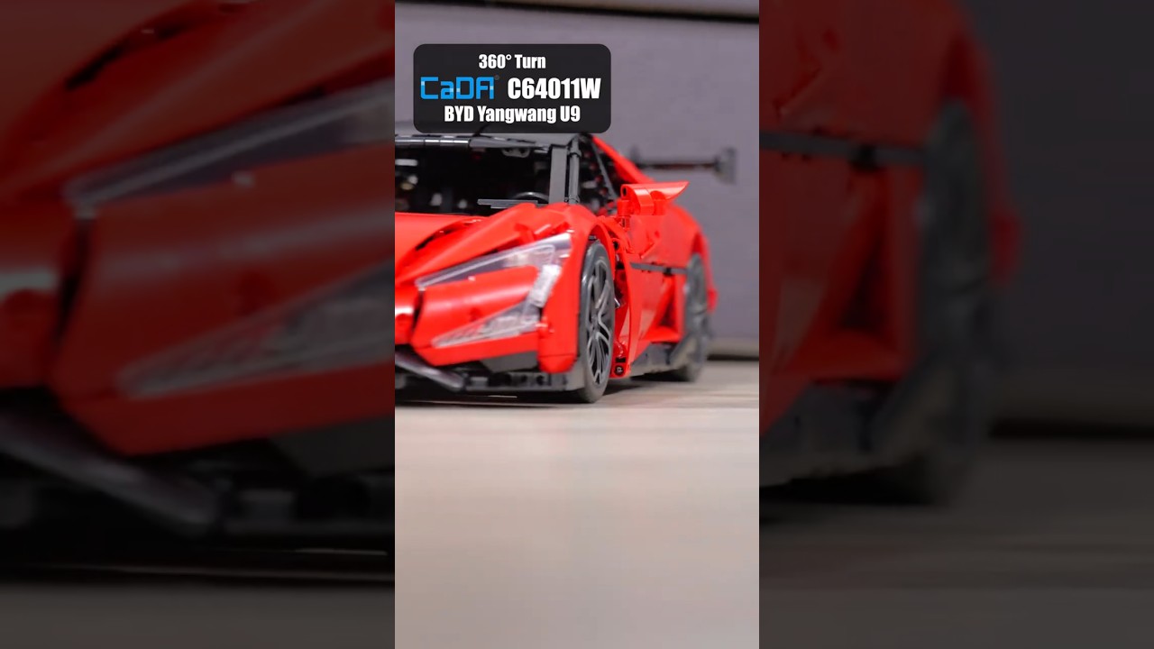 360&deg; Rotation | CADA BYD 1:8 Yangwang U9 | Cada C64011W Showcase 2025 | RC Super Sport Dancing Car