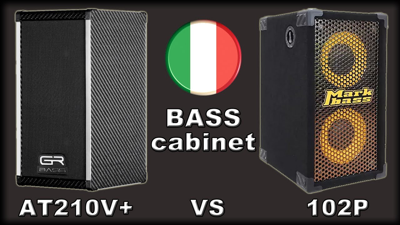 GRBass AT210V+ VS Mark Bass 102P - Italian Bass Cab Battle